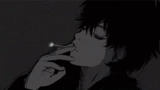 аниме курит, аниме темное, грустные аниме, аниме сигаретой, аниме кун курит