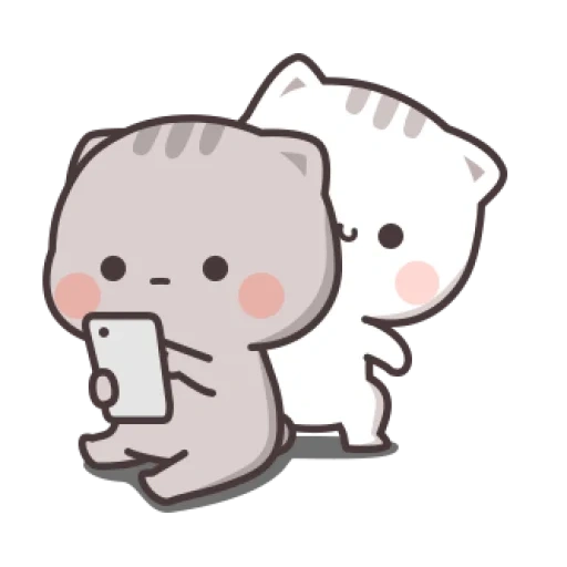 kucing lucu, gambar lucu, kitty chibi kawaii, gambar kawaii yang lucu, gambar kucing lucu