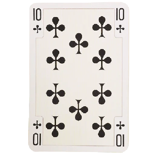 carte de tref, douzaine de triche, carte de 10 clubs, jouer aux cartes, ace tref 6 tref 9 tref