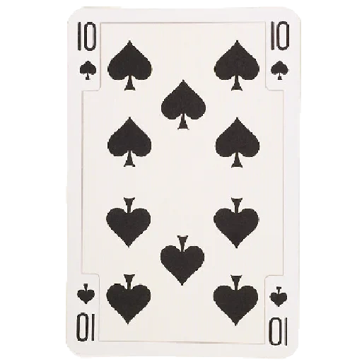 10 clubs karte, spielkarten, karte neun tamburine, karten spielen 10 peak, karten von einem dutzend spielen