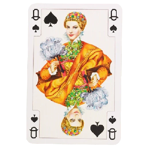 carta di picche per donne, le carte da gioco, poker lady, gioca ladies diamond, le carte delle donne di picche possono essere giocate