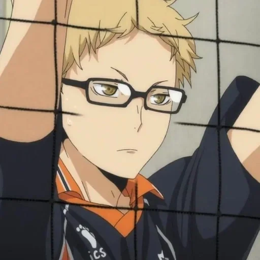 tsukishima, tsukushima, kay tsukishima, tsukishima arara home, voleibol tsukishima block