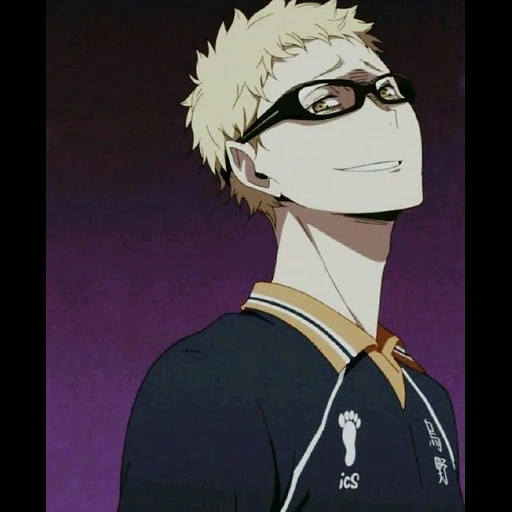 tsukishima, tsokishima, kay tsukishima, tsukishima é mau, tsukishima kay evoy