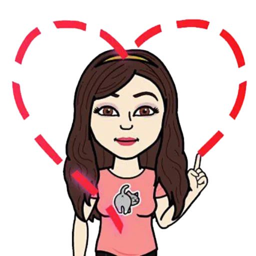 ich, la ragazza, facebook, bitstrips, emoticon ragazza rossa