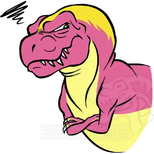 dinosaurus pelangi, gambar dinosaurian, ilustrasi dinosaurus, dinosaurus pahlawan kartun, kartun dinosaurus merah