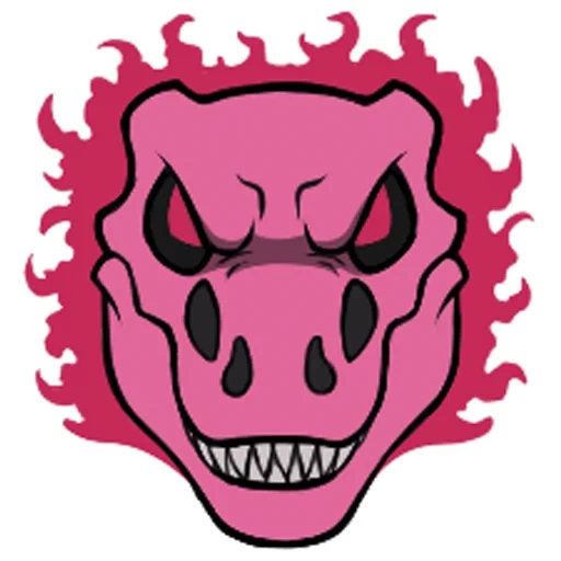 clan, logo, boar logo, demon samurai, dinosaurus play logo