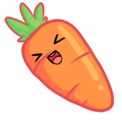 carrot, морковка, милая морковка, морковь срисовки, кавайная морковка
