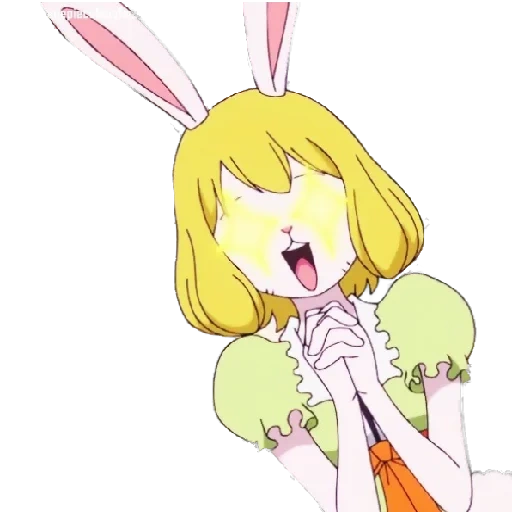 anime, ide anime, van pis rabbit, karakter anime, van pis rabbit carrrot