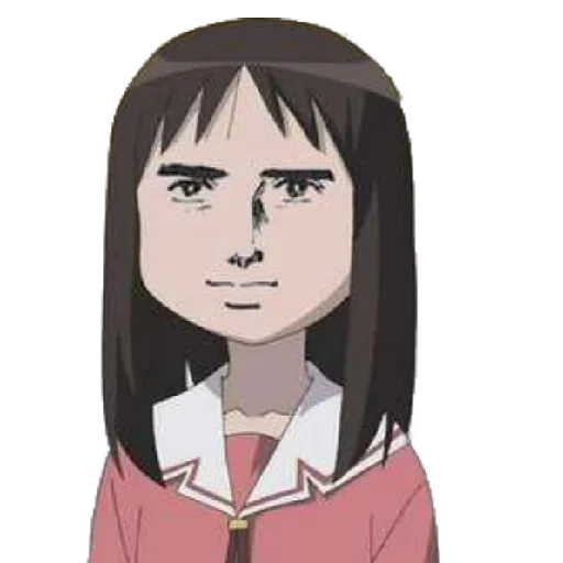 animación, figura, azumanga, campo feo, papel de animación