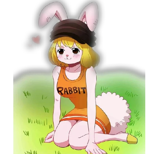 arte da menina, coelho van pis, one piece carrot, van pis rabbit carot, van pis rabbit carlot 18