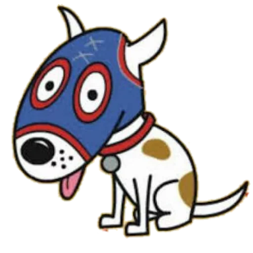 cão, tucker, cachorro de desenho animado, bulsterier dog, ilustração de cães