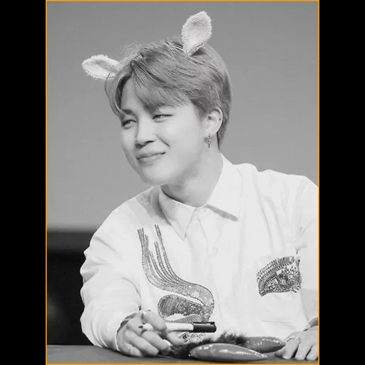 jimin bts, bangtan boys, chimin fangsain, bts chimin rabbit, surpreendido park ji-min