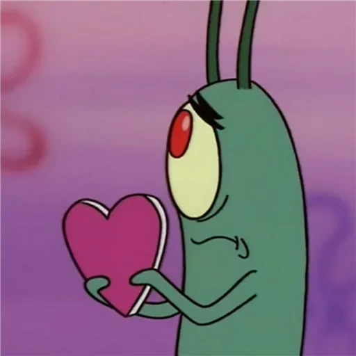 фамилии, планктон, планктон сердцем, планктон сердечком, любовь мультфильм te han roto el corazón yesheis latin america 1080p