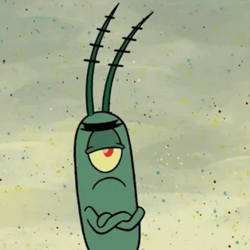 планктон, смешной планктон, планктон грустный, планктон спанч боб, планктон спанч боба рисовать