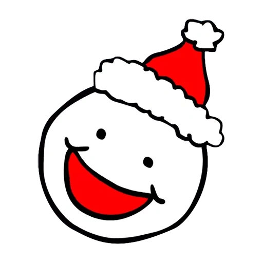 boneco de neve, smiley snowman, emoticons de ano novo, smiley sketch de ano novo, cópia de emoticons de ano novo