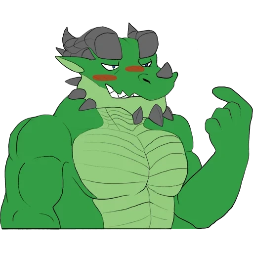 аниме, fur affinity, крокодил belly, fat крокодил furry, мускулистый дракон