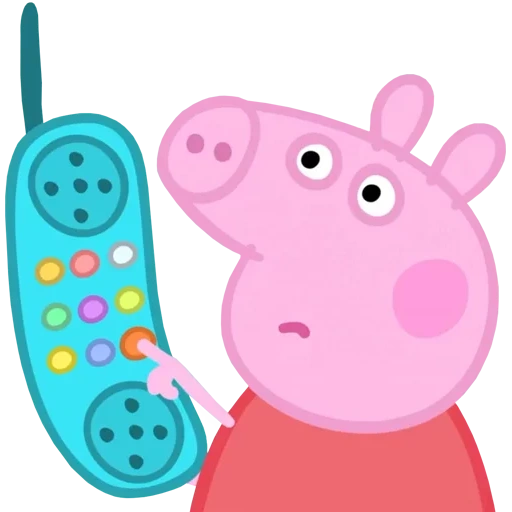 pepp peppa, peppa pig, anéis de porco de pepp, o porco de pepp é engraçado, peppe pig com um telefone