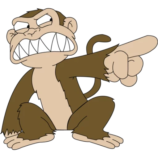 злая обезьяна, злая мартышка, злая обезьяна гриффины, злая мартышка гриффины, злобная обезьяна гриффинов