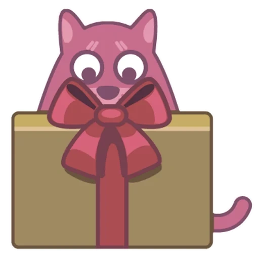 gato, una fiesta, el gato es un regalo, gato rosa, juegos de fiestas