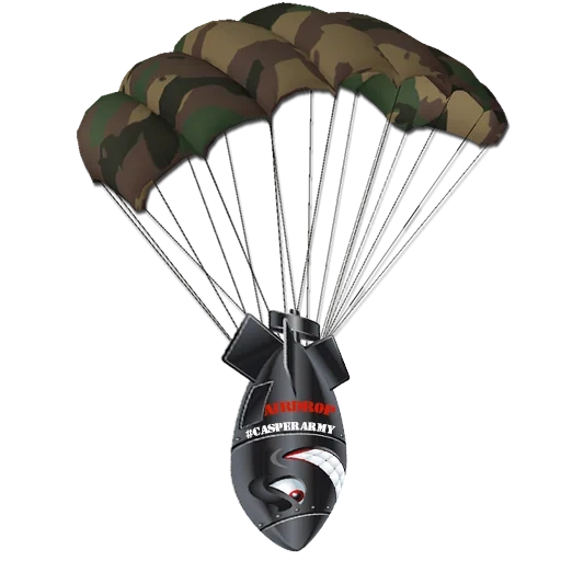 der fallschirm, die schirmflügel, militärischer fallschirm, photoshop fallschirm, fallschirm ohne hintergrund