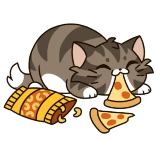 gato, gatito, cat kassel, focas japonesas, vector de fatiga del gato