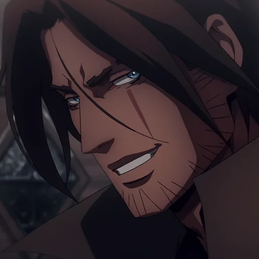 humain, les gars de l'anime, personnages d'anime, trevor belmont, castles trevor belmont saison 3