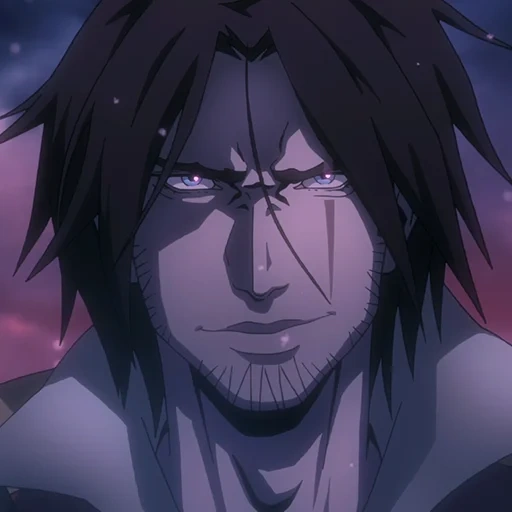 trevor belmont, trevor belmont, cartoon characters, trevor belmont animation, castlvia trevor belmont season 3