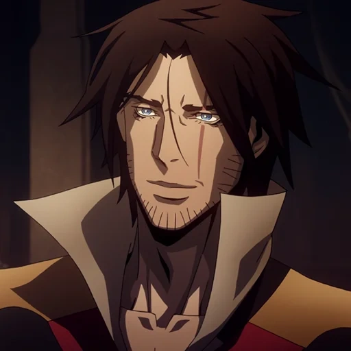 castlevania, trevor belmont, trevor belmont, karakter anime, anime trevor belmont