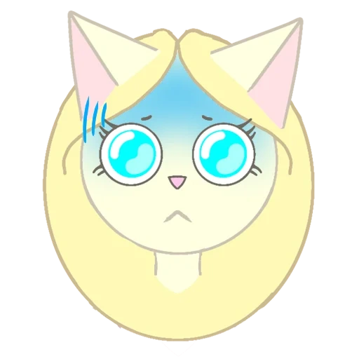 cat, cat, animation, sleepykinq toyhouse, the god of wealth became a poor cartoon