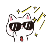 gato, piada, belo gato, martelliad bad boy, um gato com óculos de sol