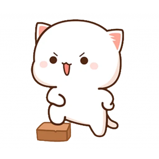 chats chibi, chats kawaii, chats kawaii, beaux chats anime, dessins mignons de bétail