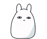 joke, human, white totoro, anime smiley bunny, totoro is small white