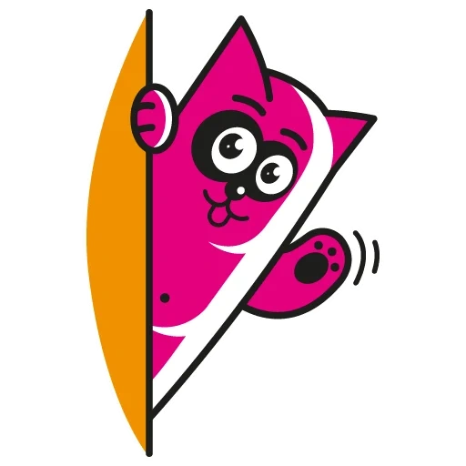 gato, rosado, gato rosa, gatos de modesco, juego de gato rosa