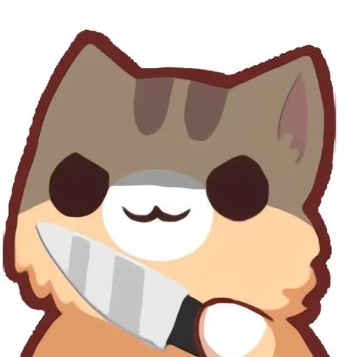 emote, anime, emoji gato, os desenhos são fofos