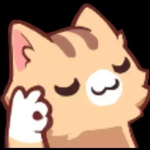 neko, emote, catos, discorso, un bel sigillo