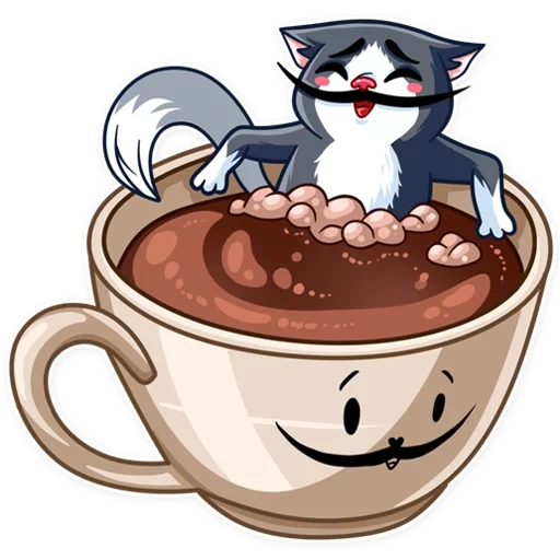 katzen, die katze ist eine tasse, katze zu einem becher, teekatzen von magic cats street, teekatzen aus der magic cats street