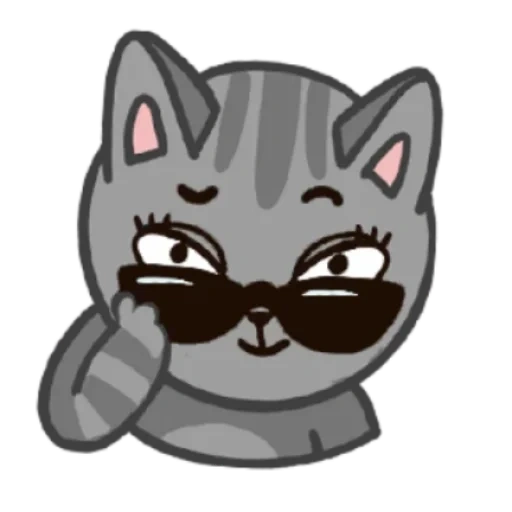 kucing, ekspresi kucing, emoji cat samsung, ikon kucing wanita inggris