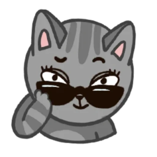 gato, emoji de gato, emoji kotik samsung, icono de gato británico