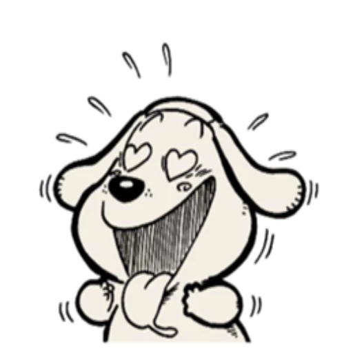 cachorro, patrón de perro, patrón de cachorro, perro de dibujos animados, perro con estadificación de lápiz