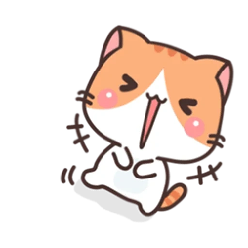 funny, ketaitian, lovely seal, seal sticker, cute cat sticker