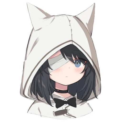 anime alguns, arte de anime, desenhos de anime, alguma arte de anime, anime hood ears