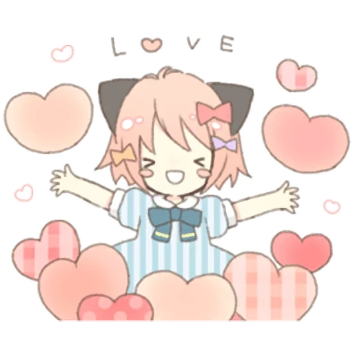 chibi, anime, chibi kun, sakura berdinding merah, astolfo chibi