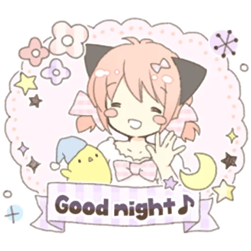 chibi, anime, chibi kun, sakura chibi, cat ear girl necoco