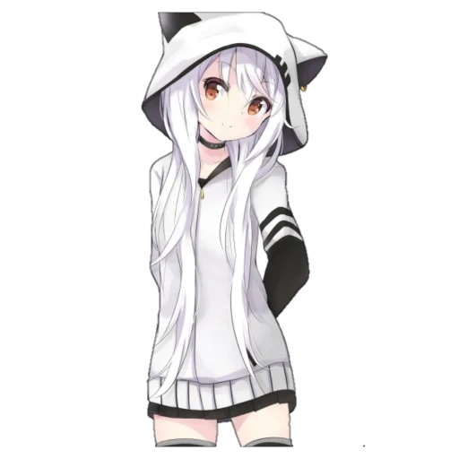 anime neko, lovely cartoon, picture cute animation, anime neko azuma lim, anime girl hoodie