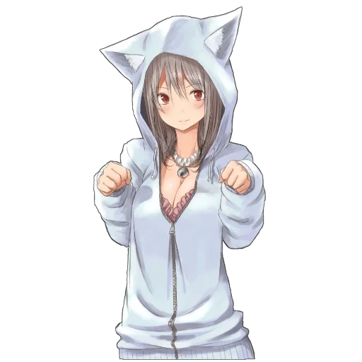 animation, anime neko, goddess anime, anime girl, cartoon girl