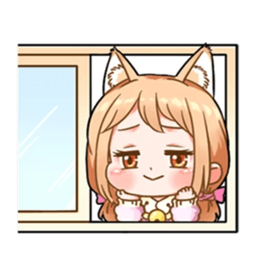 chibi, neko bea, chibi anime, sweetie bunny, gyate gyate holo