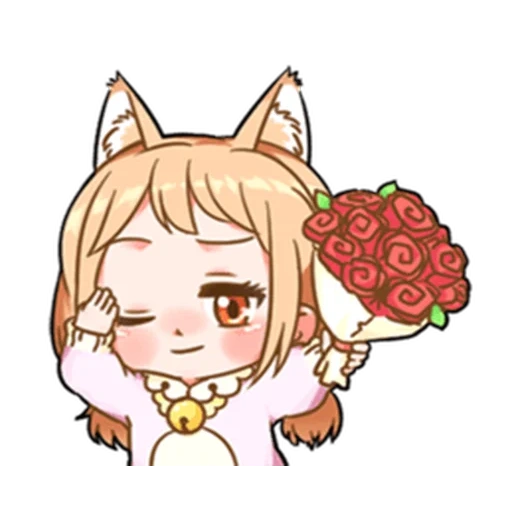 chibi, neko bea, fox chibi, chibi kitsune, süße bunny