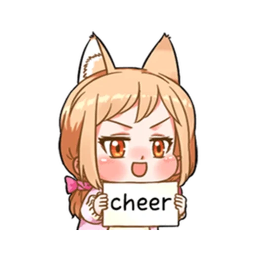 chibi, neco bea, anime chibi, emoji anime