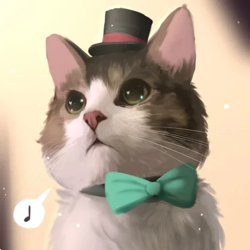 cats, cat cat, chat papillon, le chat avatar, hat cat