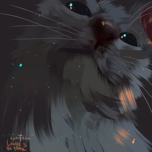 art félin, warrior cat, chat guerrier chat, chat samouraï, guerrier de chat cassé